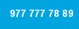 977 777 78 89 977 777 78 89